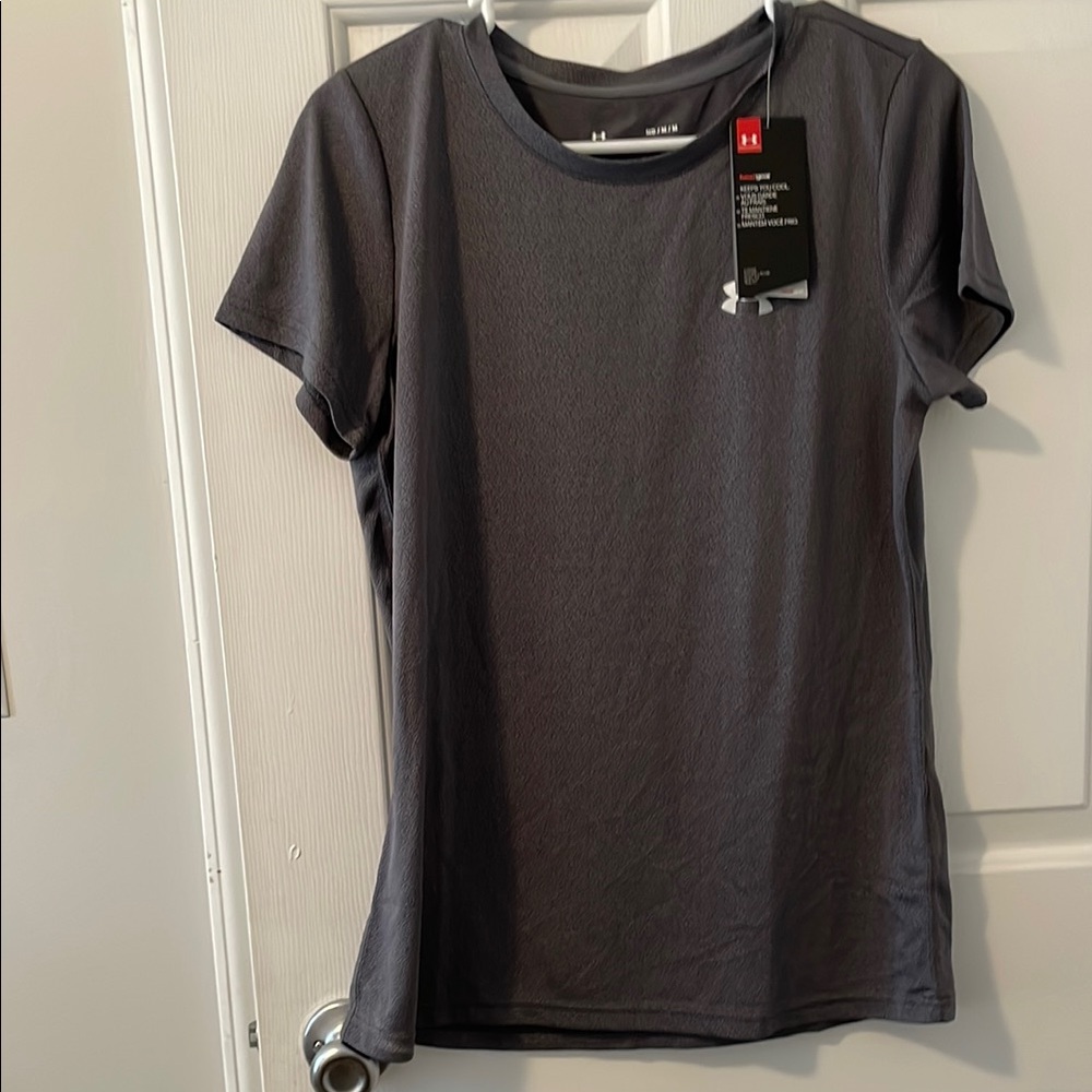 Under Armour Gray Fitted Short Sleeve Tee